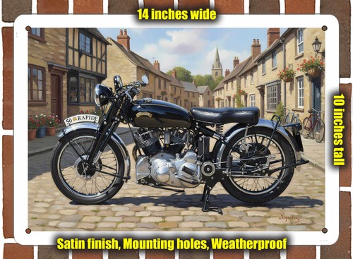 Metal sign 1950 vincent - 1950,