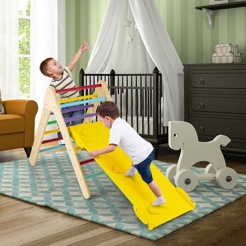 Wooden climbing ladder indoor - ladder,