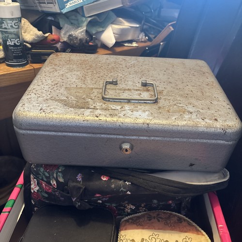 Vintage metal cash - metal, no