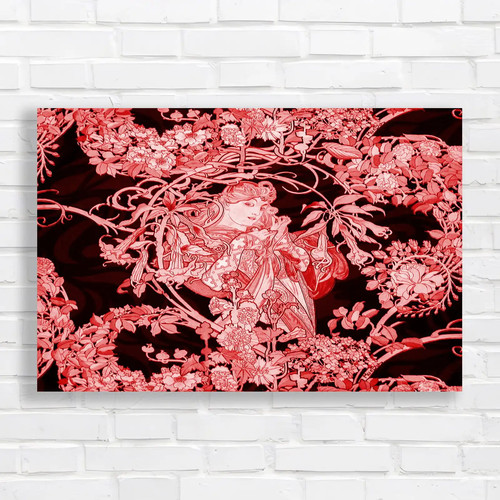 Art nouveau flower - nouveau, fairy