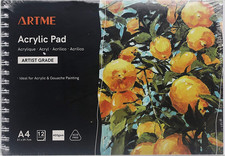 A4 Acrylic Pad X 12 Sheets/