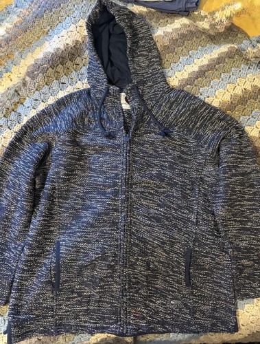 Weirdfish zip fleece size - up,