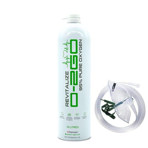 O2go oxygen can 18l with - with, mask
