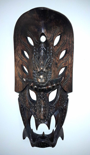 Hand carved wooden tribal - wooden,