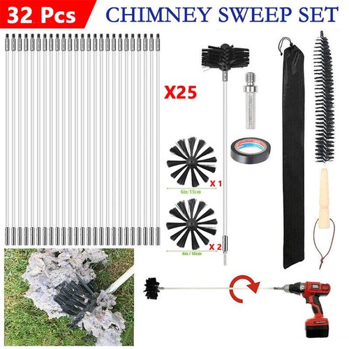 32x flexible chimney - flexible, set