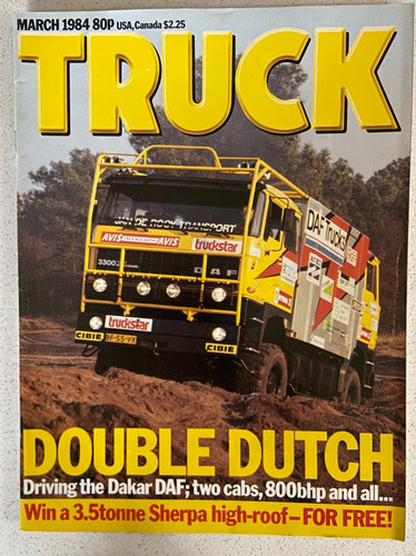 March 1984 truck magazine - truck,