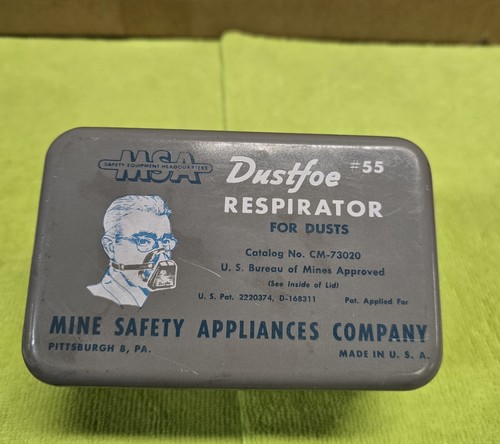 Vintage msa dustfoe respirator - dustfoe,