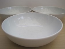 3 x Denby Pottery White