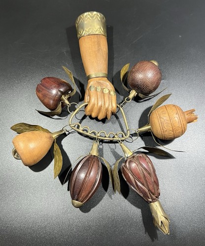 Vintage large wood brazilian - large,