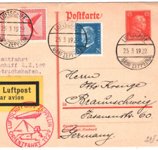 GERMANY Card 1929 ZEPPELIN Air