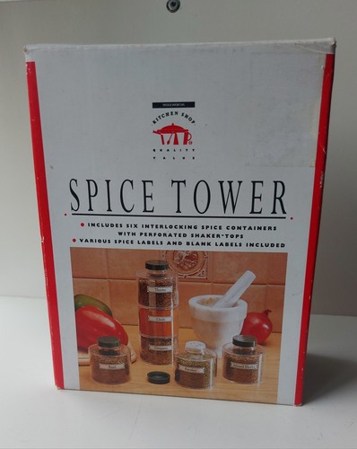 Vintage woolworths spice tower - vintage,