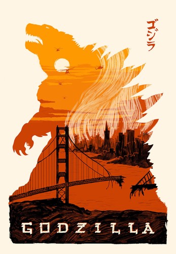 Godzilla movie 2014 poster - godzilla,