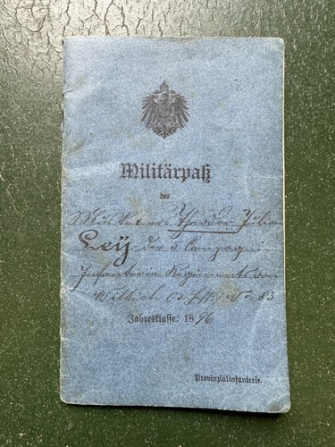 Old military passport dortmund - military,