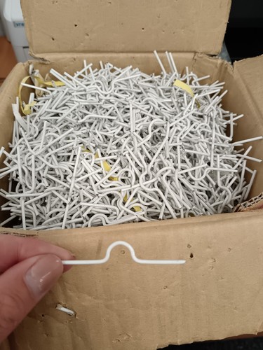 64mm white calendar wire - white,