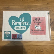 Pampers Sensitive Baby Wipes 52x12 (624) Fast Shipping☑️