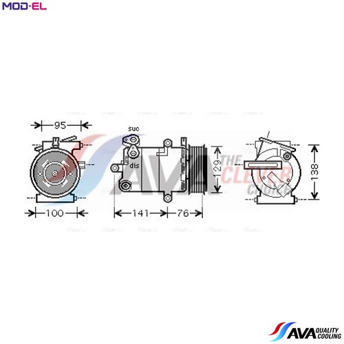 Compressor air conditioning - compressor,