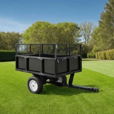 Tipping Trailer for Lawn Mower