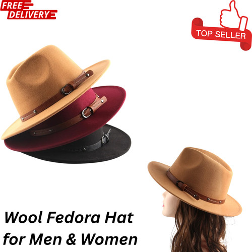 Wool fedora hat for - hat,