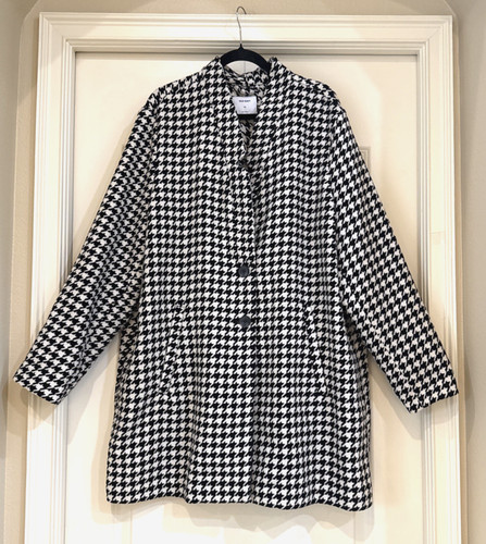 Old navy houndstooth black - old,