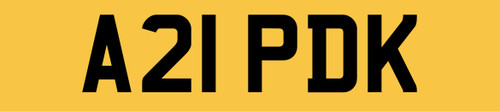 Private digit rare car reg - private, 2