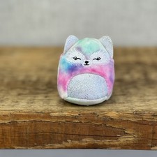 Squishmallow Squishville - Maya Fox Tye Dye Silver Sparkly (Multi Buy Discount)