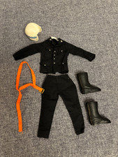 Rare Vintage Palitoy Action Man 1970’s Police Motorcycle Uniform & Helmet