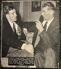 Signed Danny Blanchflower Tottenham Hotspur Spurs Football Autograph 1950s