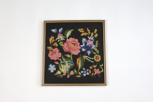 Vintage gold framed completed - framed,