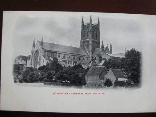 Worcester cathedral from w - worcester,