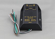 Two Channel High To Low Speaker To RCA Line Level Converter Adapter Car Audio