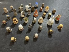 Thimbles Mixed Lot 3D Unique Pewter Collection Rare Vintage