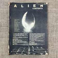 VINTAGE ALIEN MOVIE COLLECTOR EDITION OFFICIAL MAGAZINE BY WARREN FOX FILM 1979