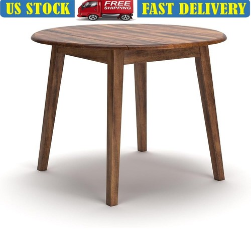 Rustic round drop leaf dining - rustic,