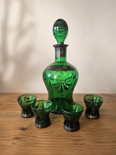 1960s italian green glass - italian,