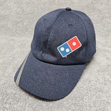 Dominos Pizza Hat Crew Employee Uniform Work  Apparel Cap Strapback Blue OSFM