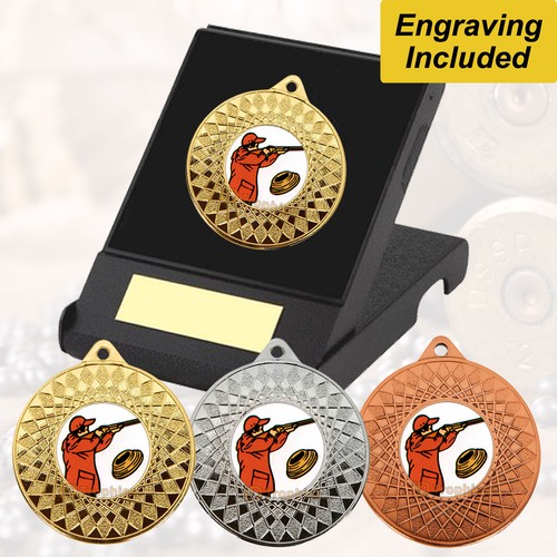 Clay pigeon shooting medal - pigeon,