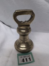 Antique Brass Trade Weight 2lb