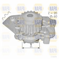 NAPA Water Pump for Peugeot