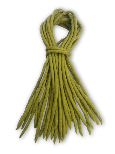 Olive green dreadlocks - olive,