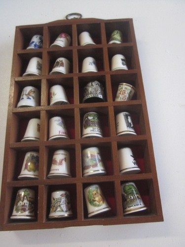 Thimbles display rack with - thimbles,