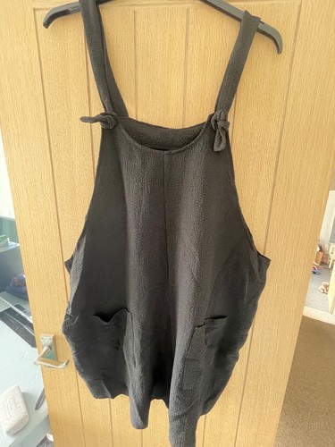Jet black dungarees size - size, 2xl