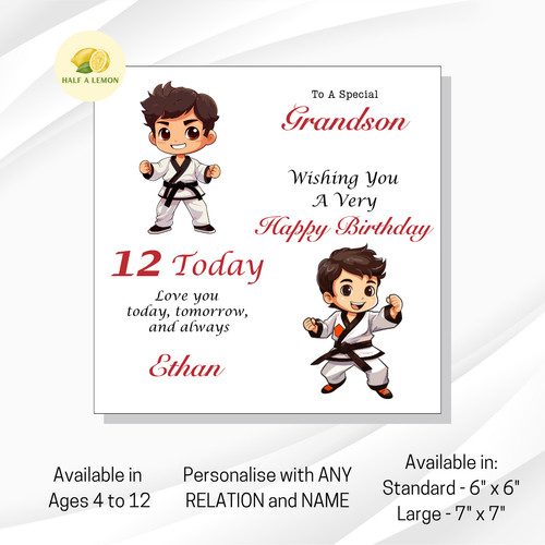 12th birthday card - 12th,