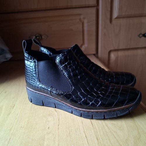 Rieker black croc patent - ,