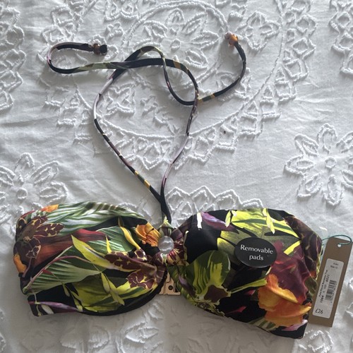 Azure debenhams bandeau bikini - debenhams,
