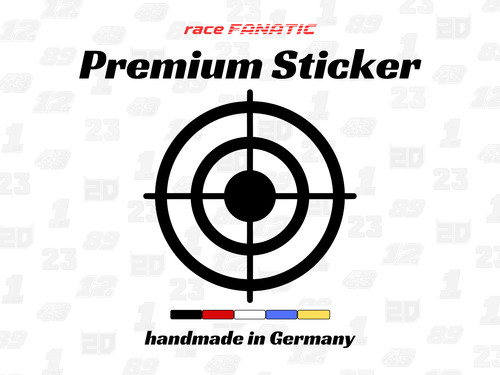 Target cross sticker - target,