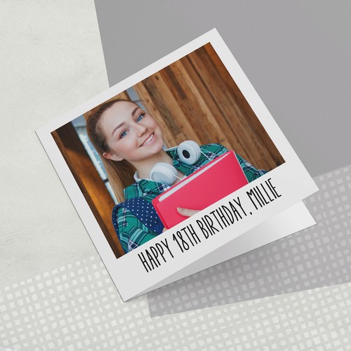 Personalised photo greeting - personalised,