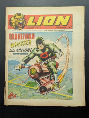 Lion comic 3rd august 1968 - lion,