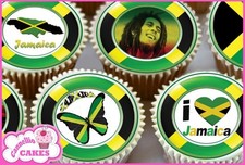 MIXED JAMAICA EDIBLE CUPCAKE