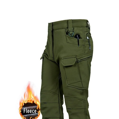 Men soft shell fleece trousers - men,