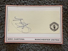 Manchester United - Eric Cantona autograph